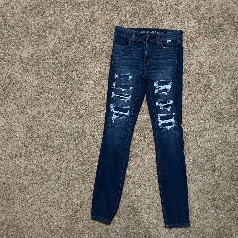 BRAND NEW American Eagle 360 N(EXT) Level Stretch Dark Wash Jeans